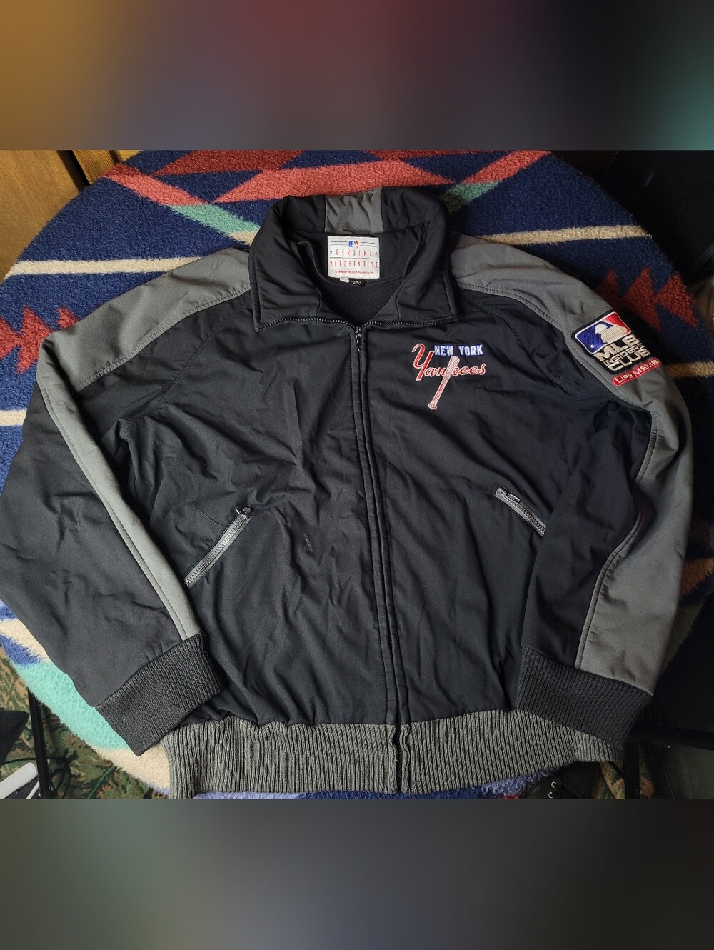 New York Yankees MLB Insiders Club Life Member Jacket Size Large Full Zip *Read*
